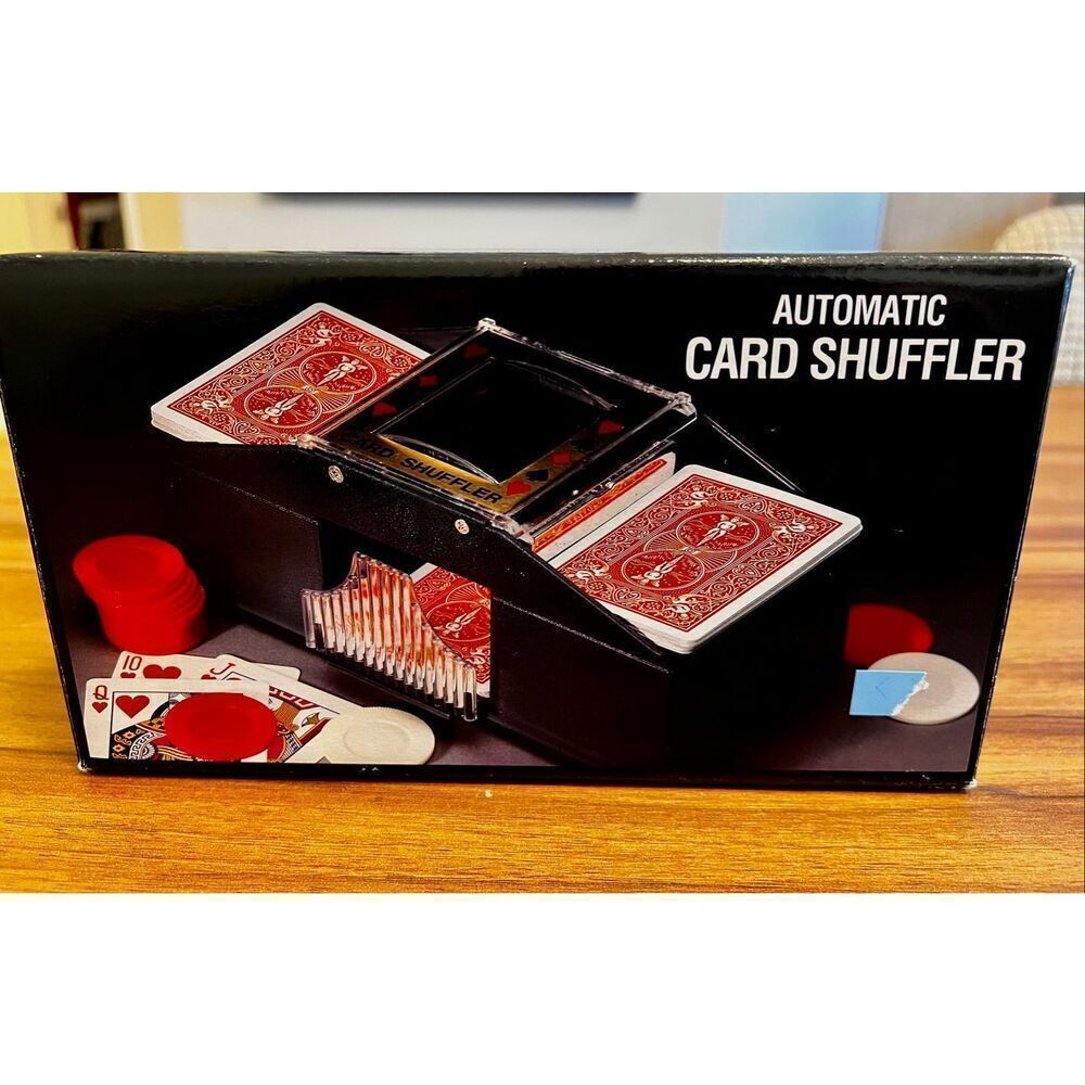 Card Shuffler Automatic Electric Playing Card Shuffler Battery Operated New